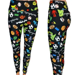 Boy Mom Leggings