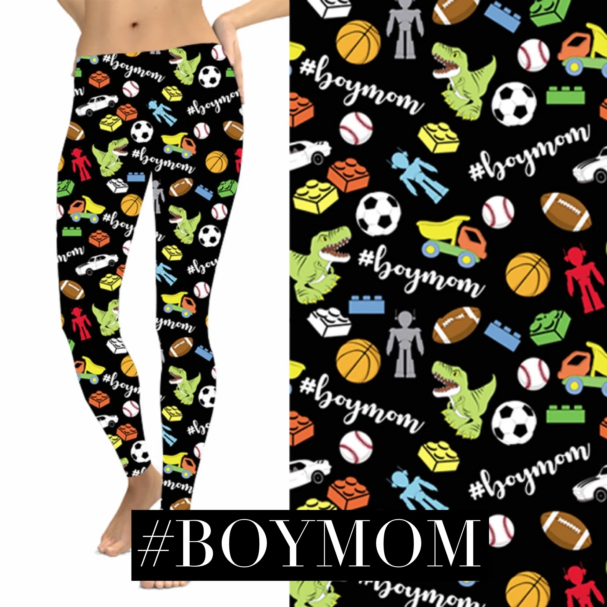 Boy Mom Leggings