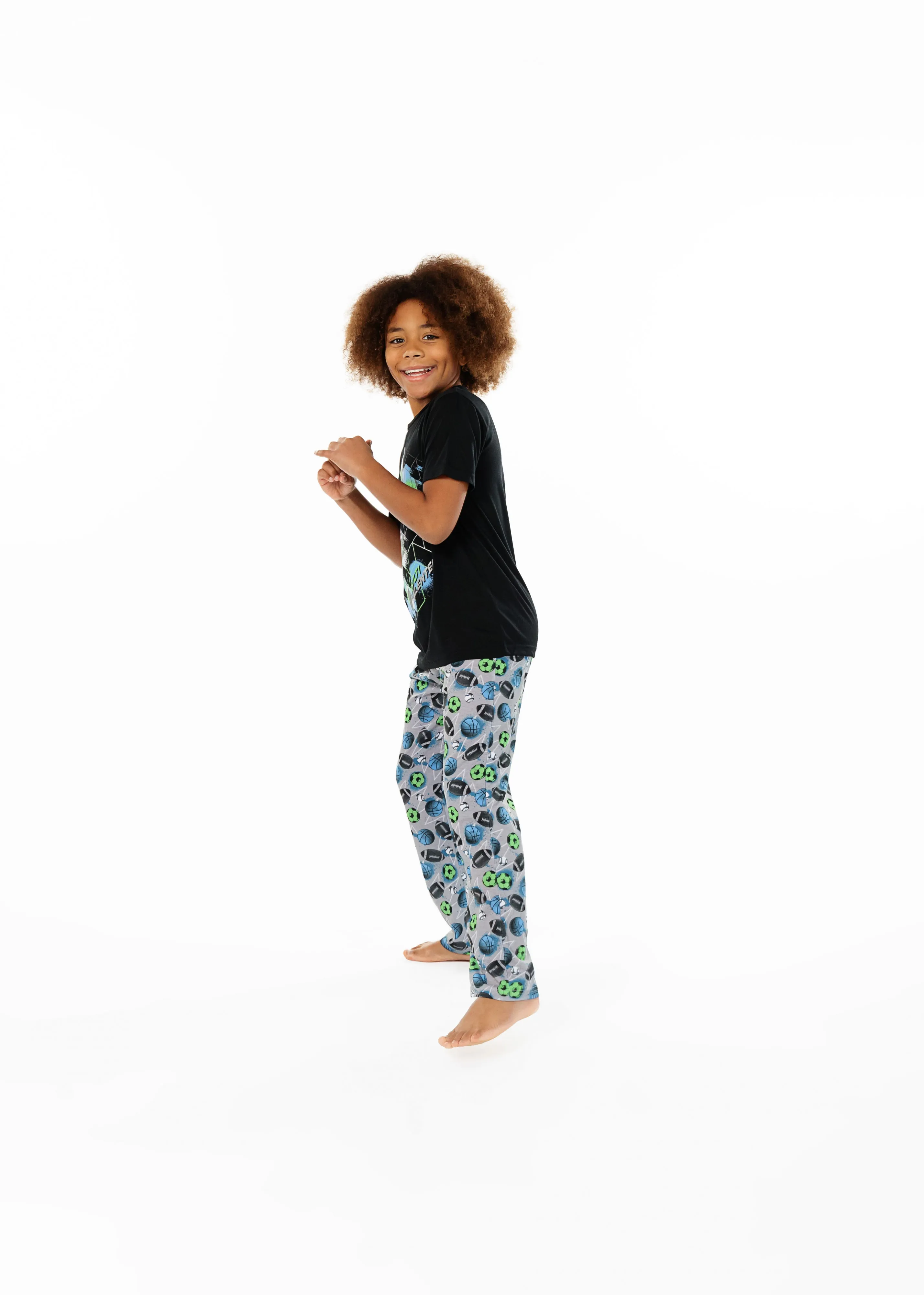 Boys All Sports 2-Piece Pajama Sleep Pants Set