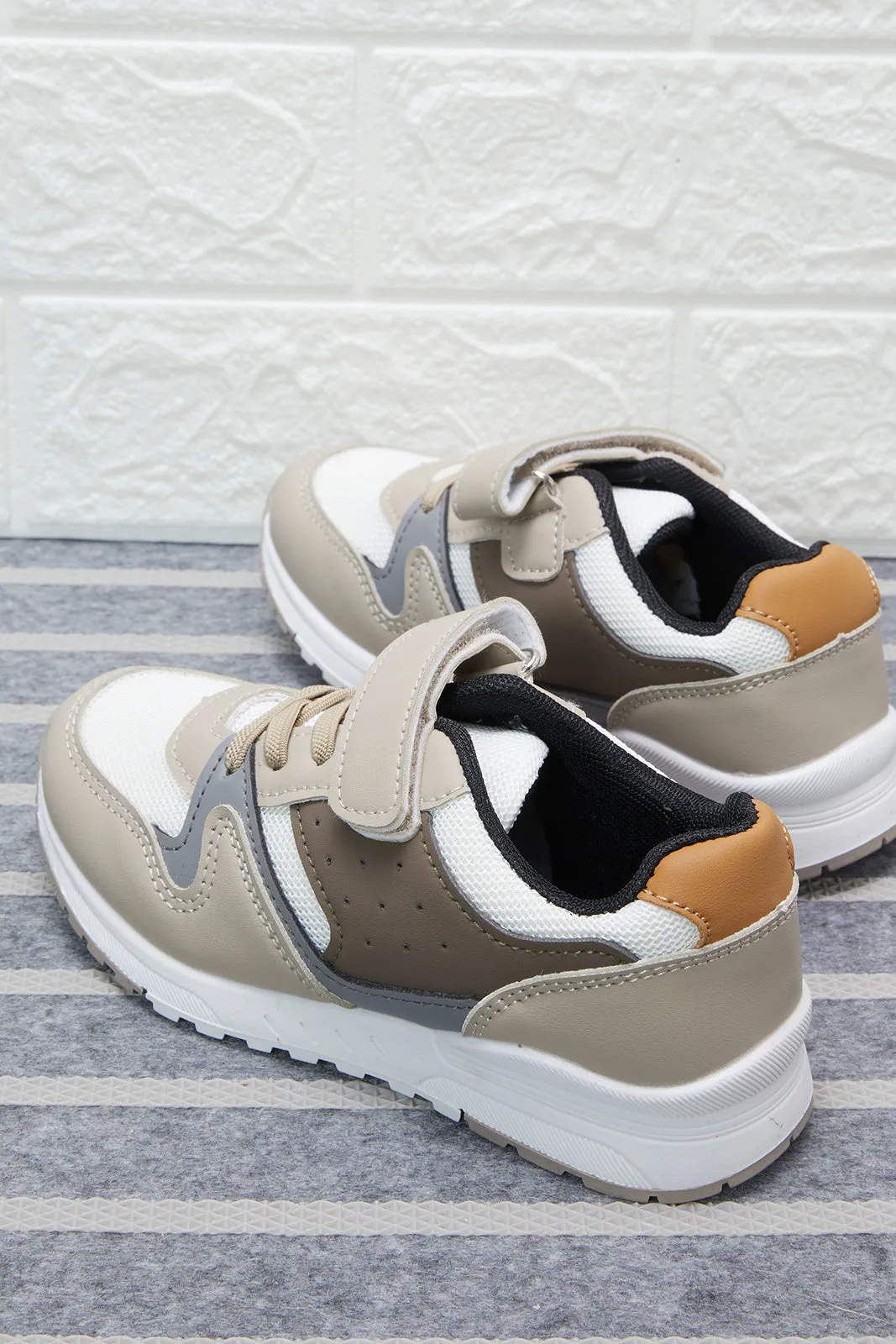 Boys Assorted Color Block Sneakers