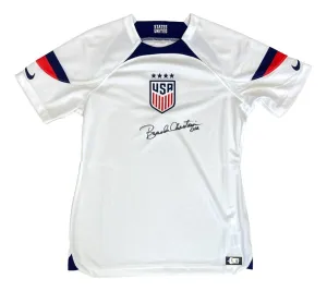 Brandi Chastain Signed USA White Nike Women's Soccer Jersey BAS ITP