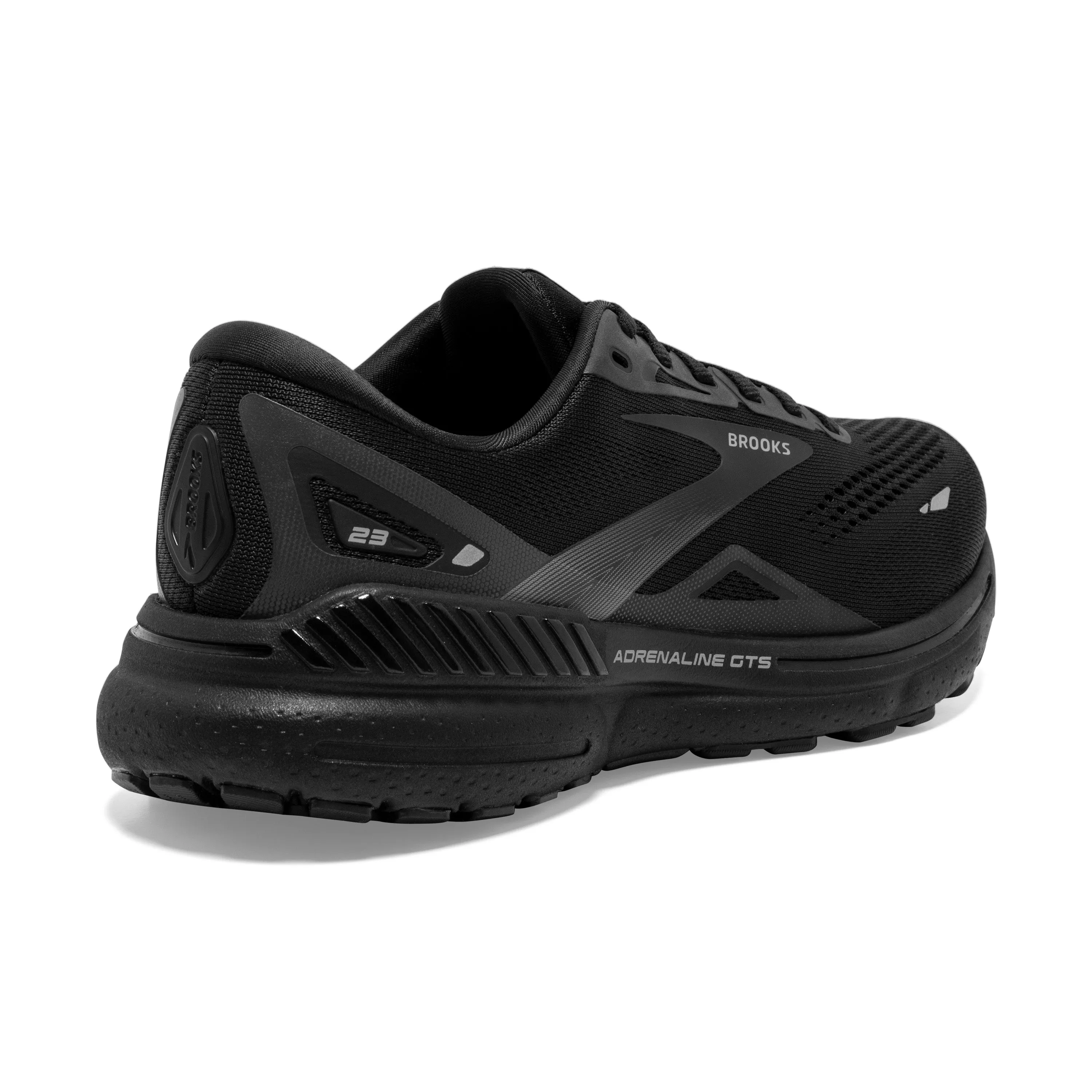 Brooks Mens Trainer Adrenaline GTS 23 Black/Black/Ebony