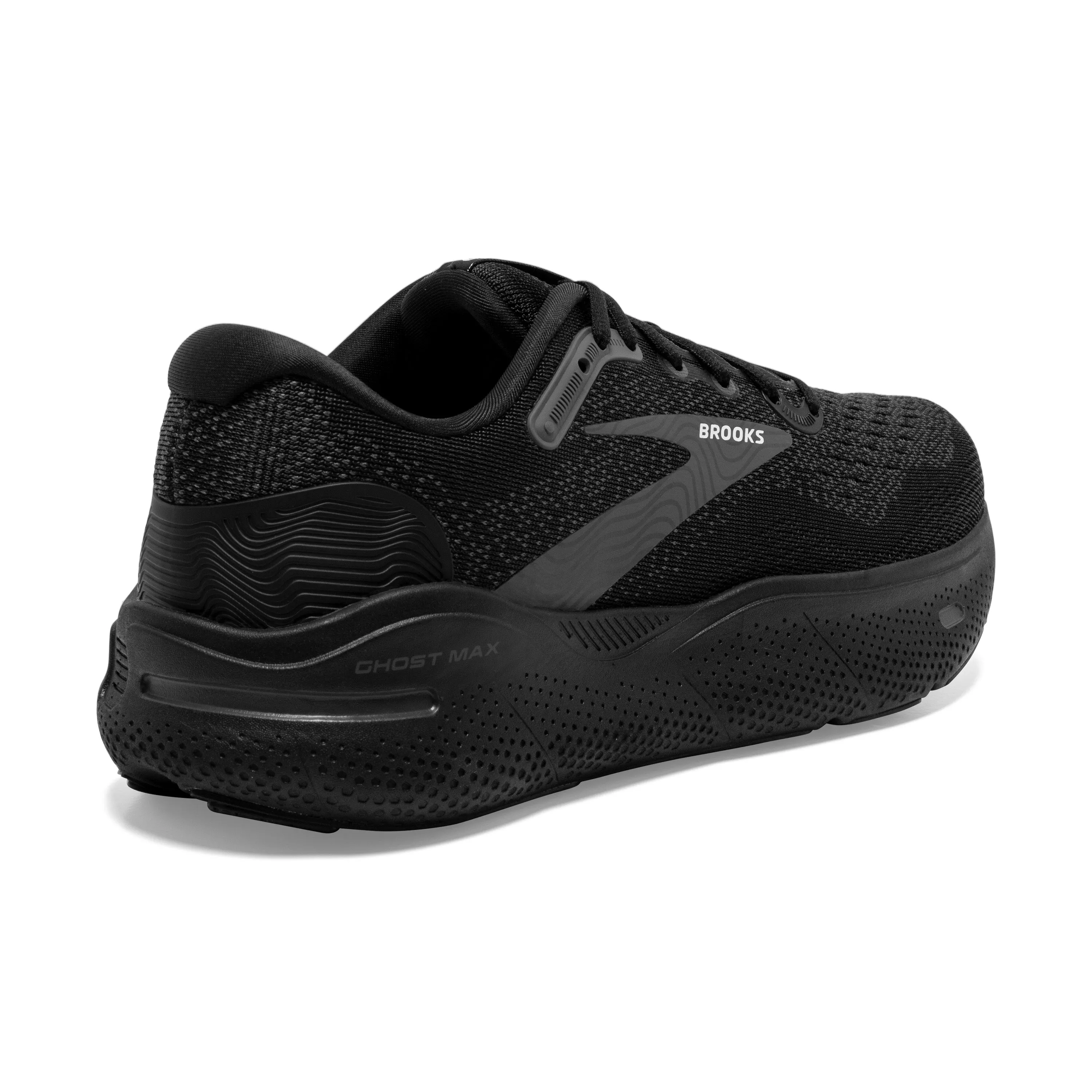 Brooks Womens Trainer Ghost Max Black/Black/Ebony