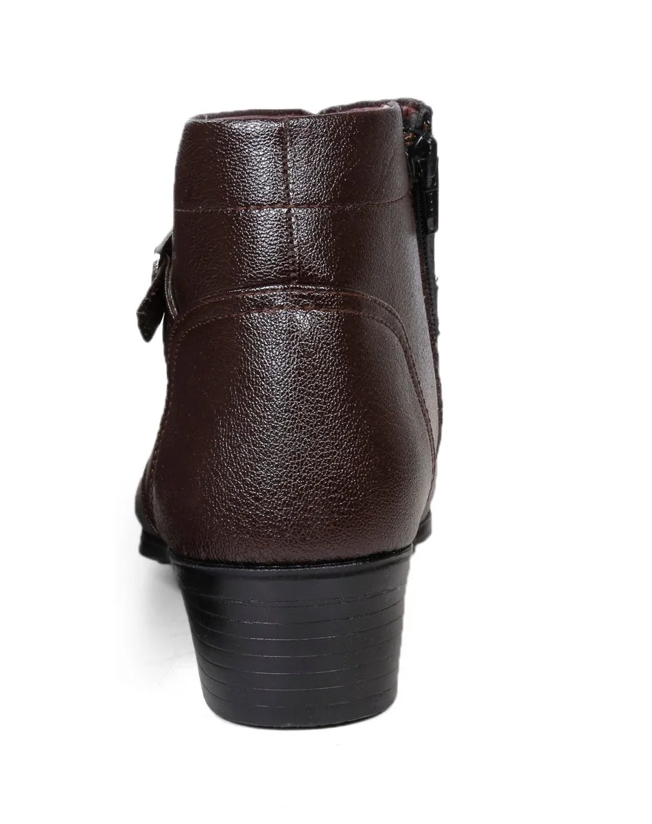 BXXY Height Increasing Ankle Zipper Boots For Men