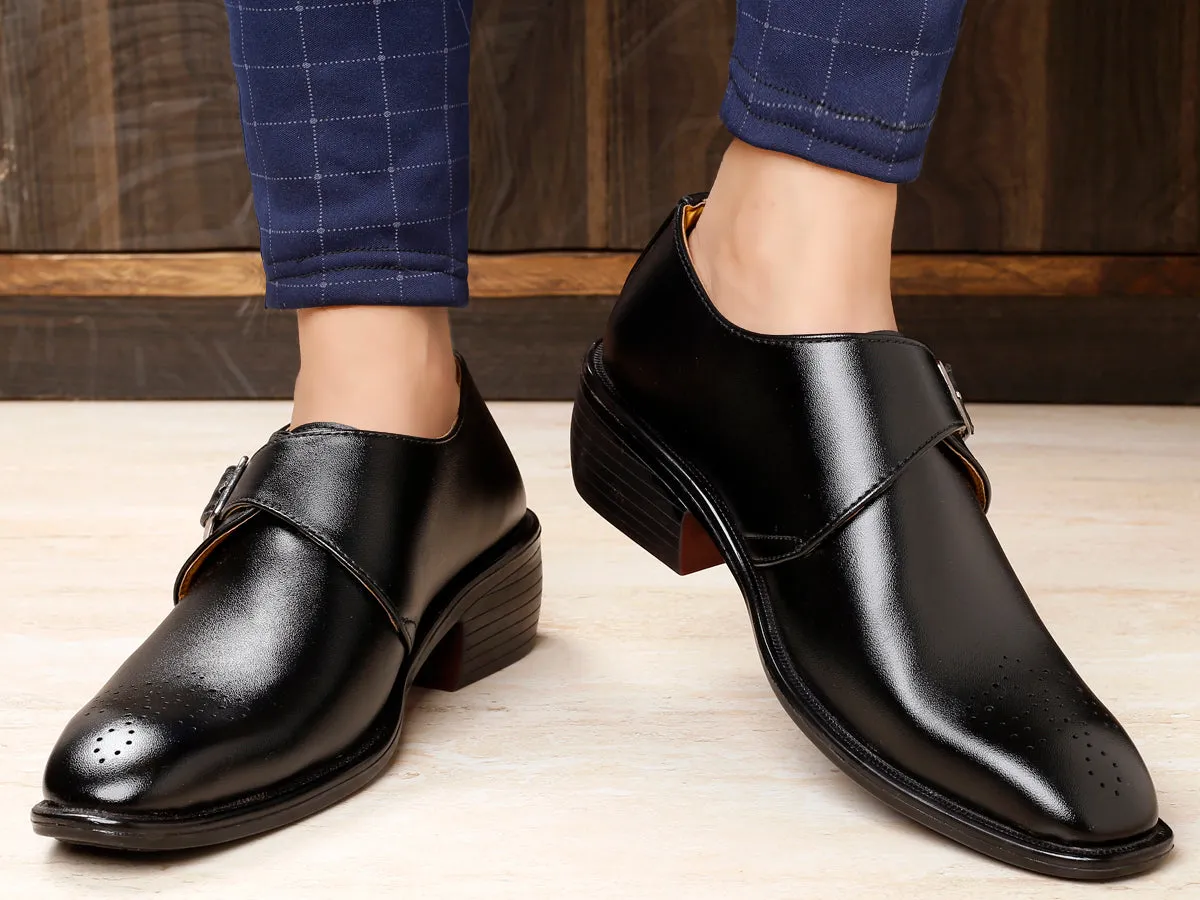 Bxxy's Stylish Monk Strap Trendy Height Increasing Moccasins