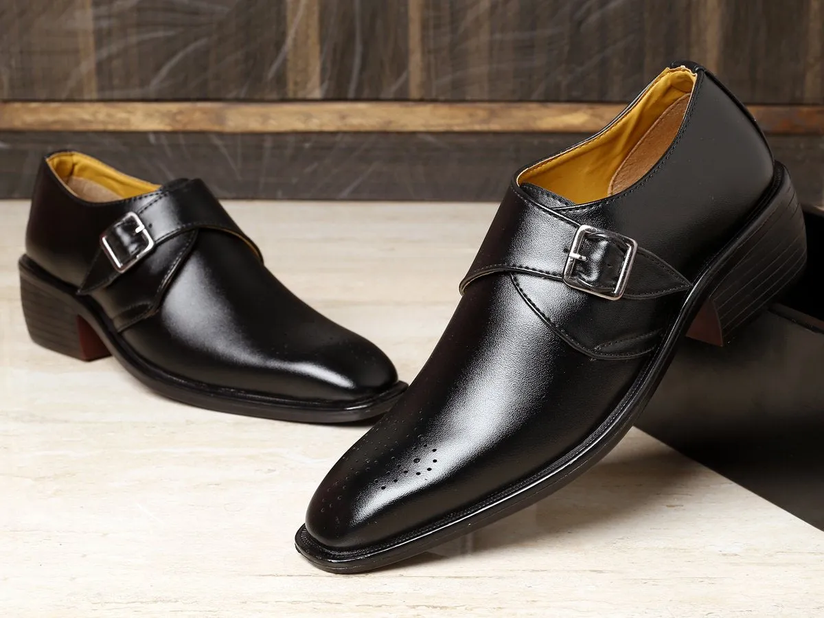 Bxxy's Trendy Single Monk Strap Slip-ons For Men