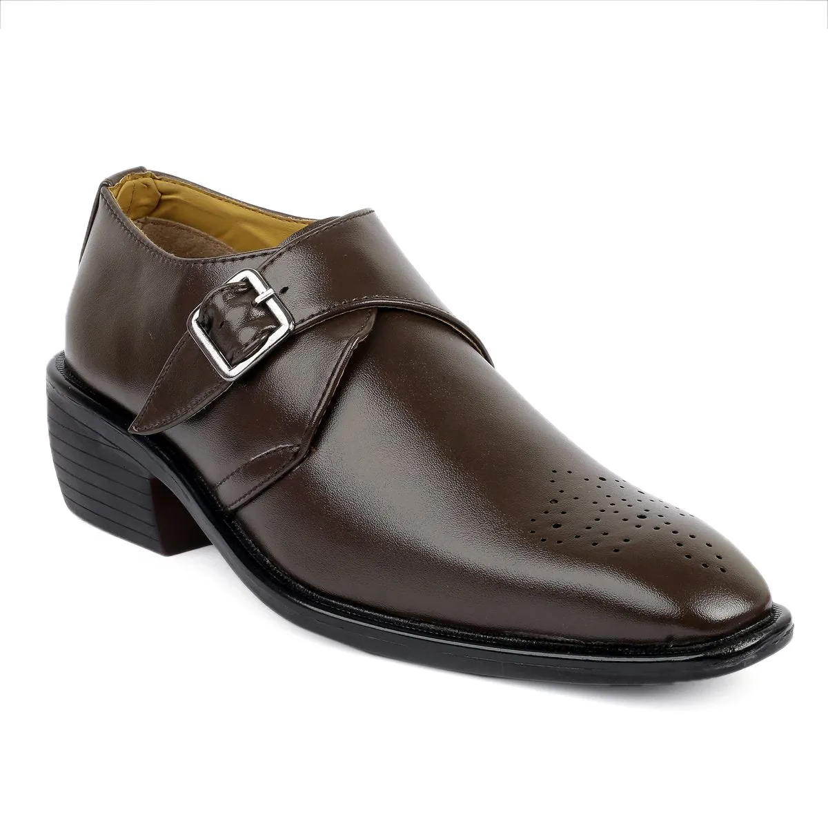 Bxxy's Trendy Single Monk Strap Slip-ons For Men