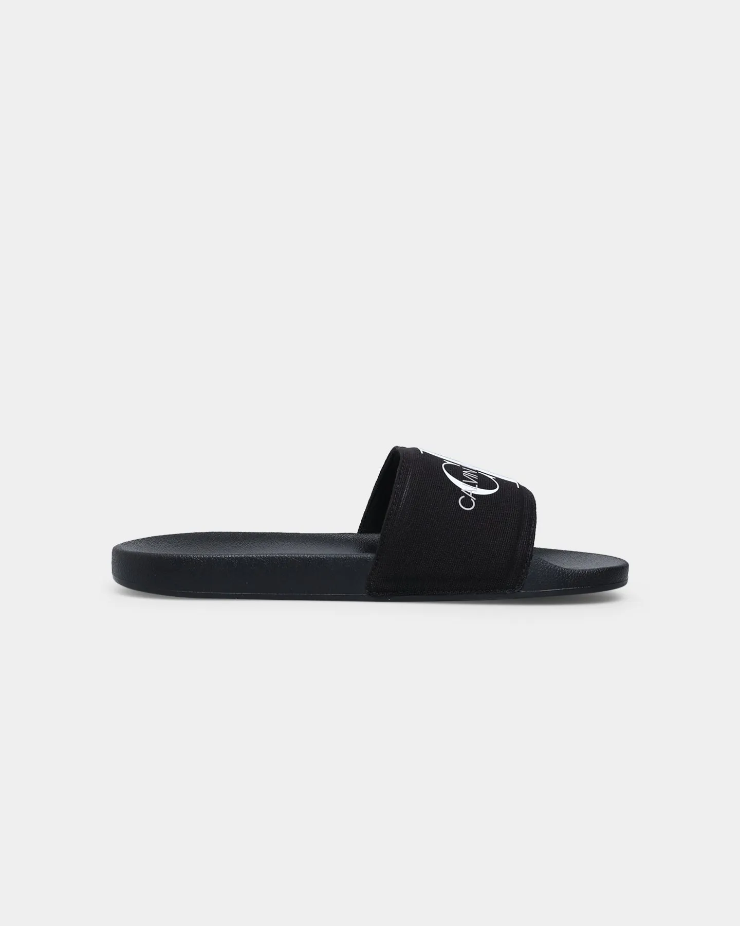 Calvin Klein Women's Monogram Slide Black