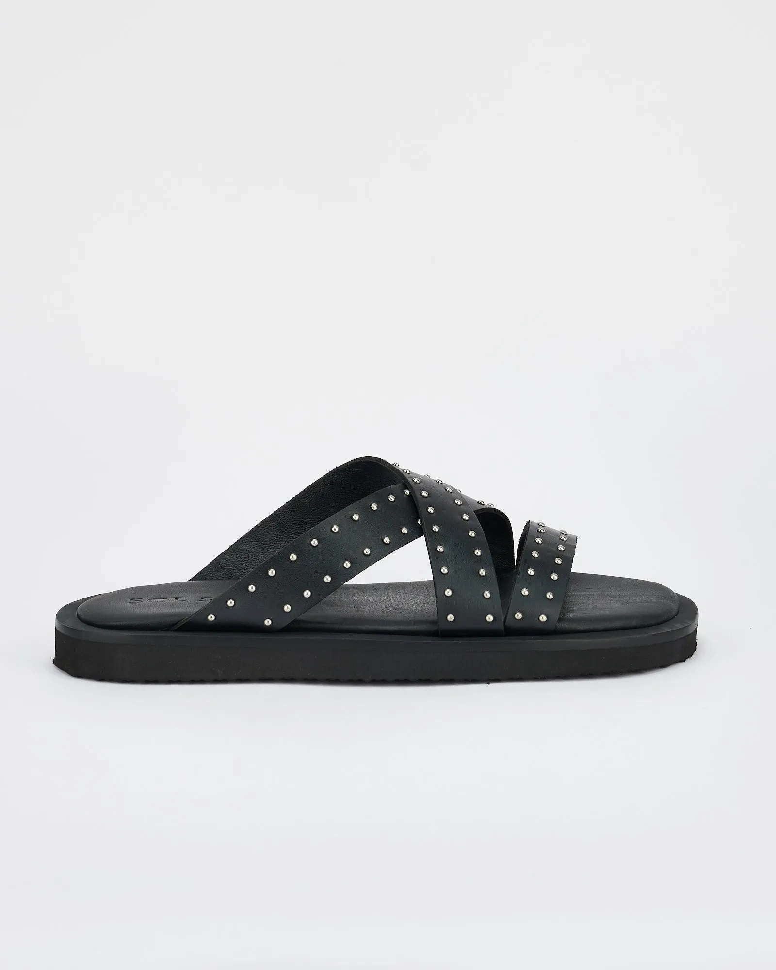 Capri Footbed Black / Silver