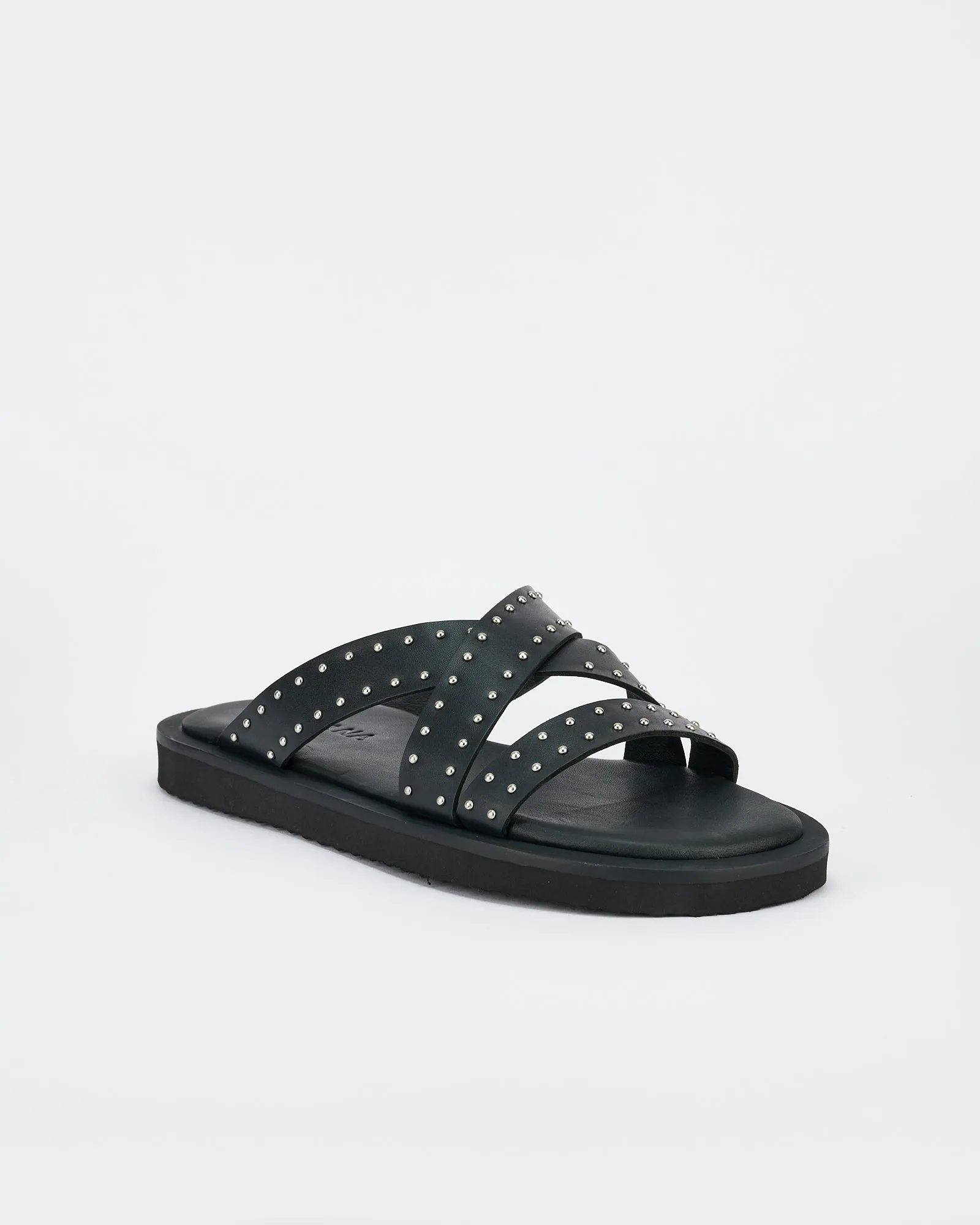 Capri Footbed Black / Silver