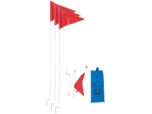 Champion Sports Soccer "Fold a Flag" Corner Flag Set of 4