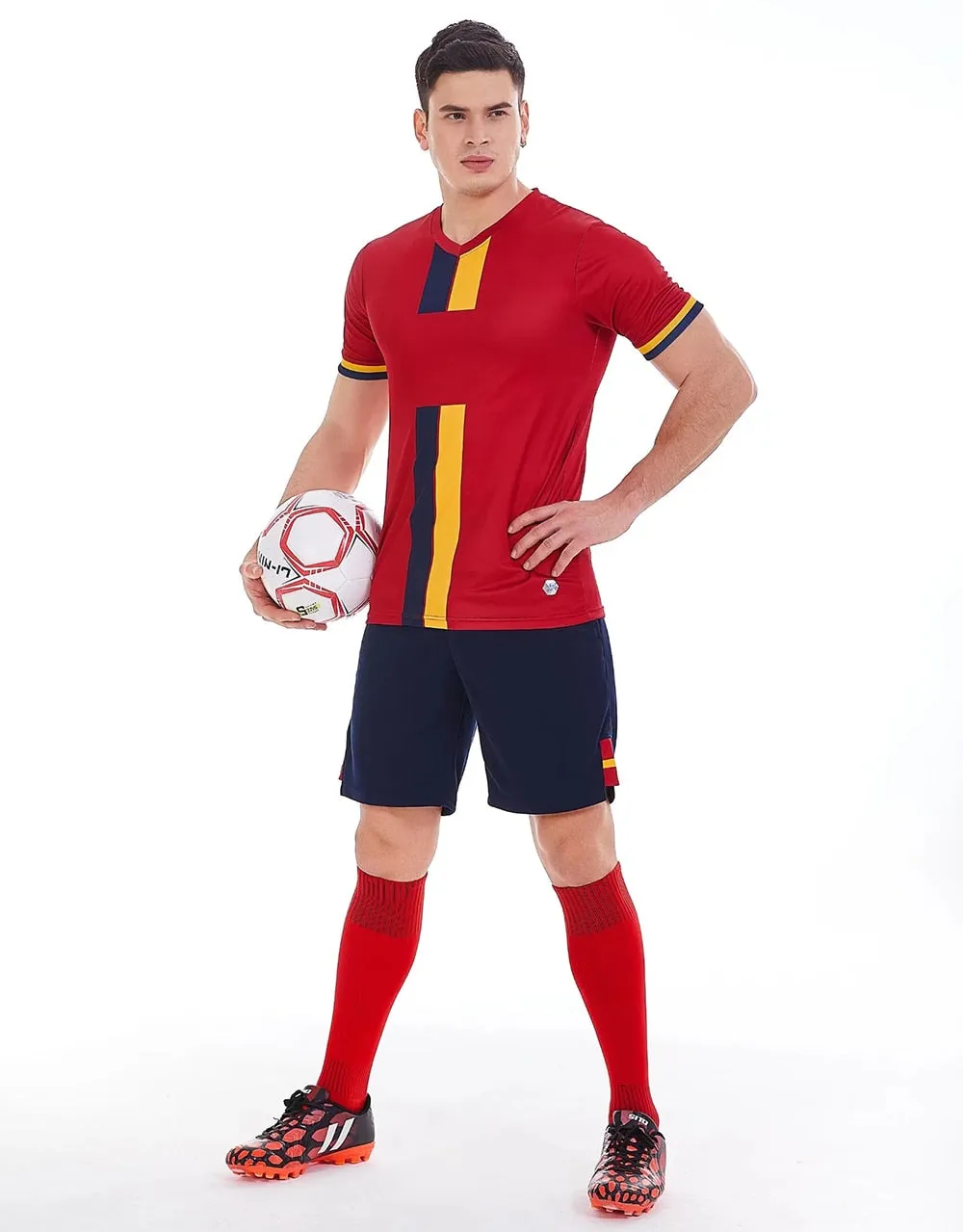 Children Boys Girls Football Jerseys set Mens boys Sportswear Training Uniform Football Jersey Suits  Team Uniforms Sets