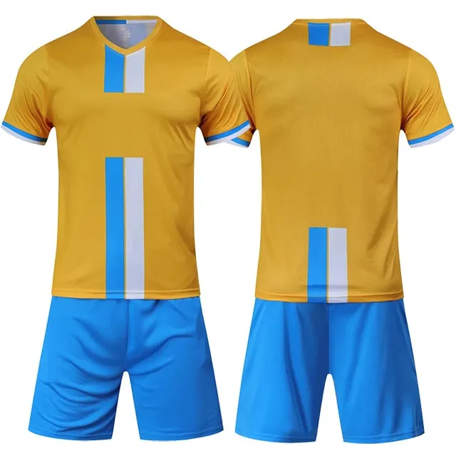 Children Boys Girls Football Jerseys set Mens boys Sportswear Training Uniform Football Jersey Suits  Team Uniforms Sets