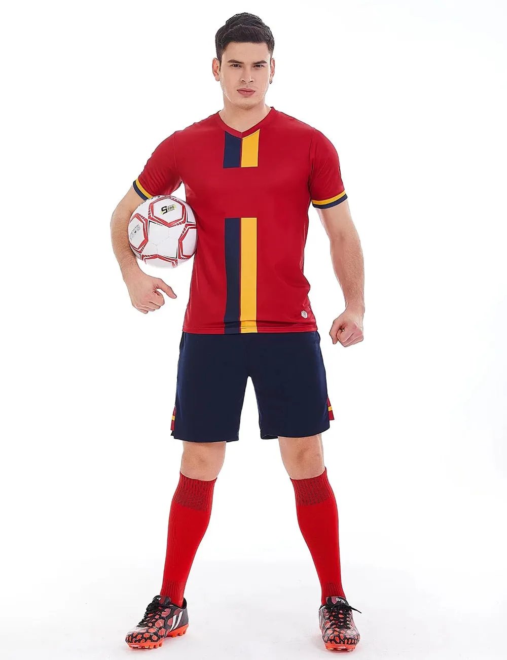 Children Boys Girls Football Jerseys set Mens boys Sportswear Training Uniform Football Jersey Suits  Team Uniforms Sets