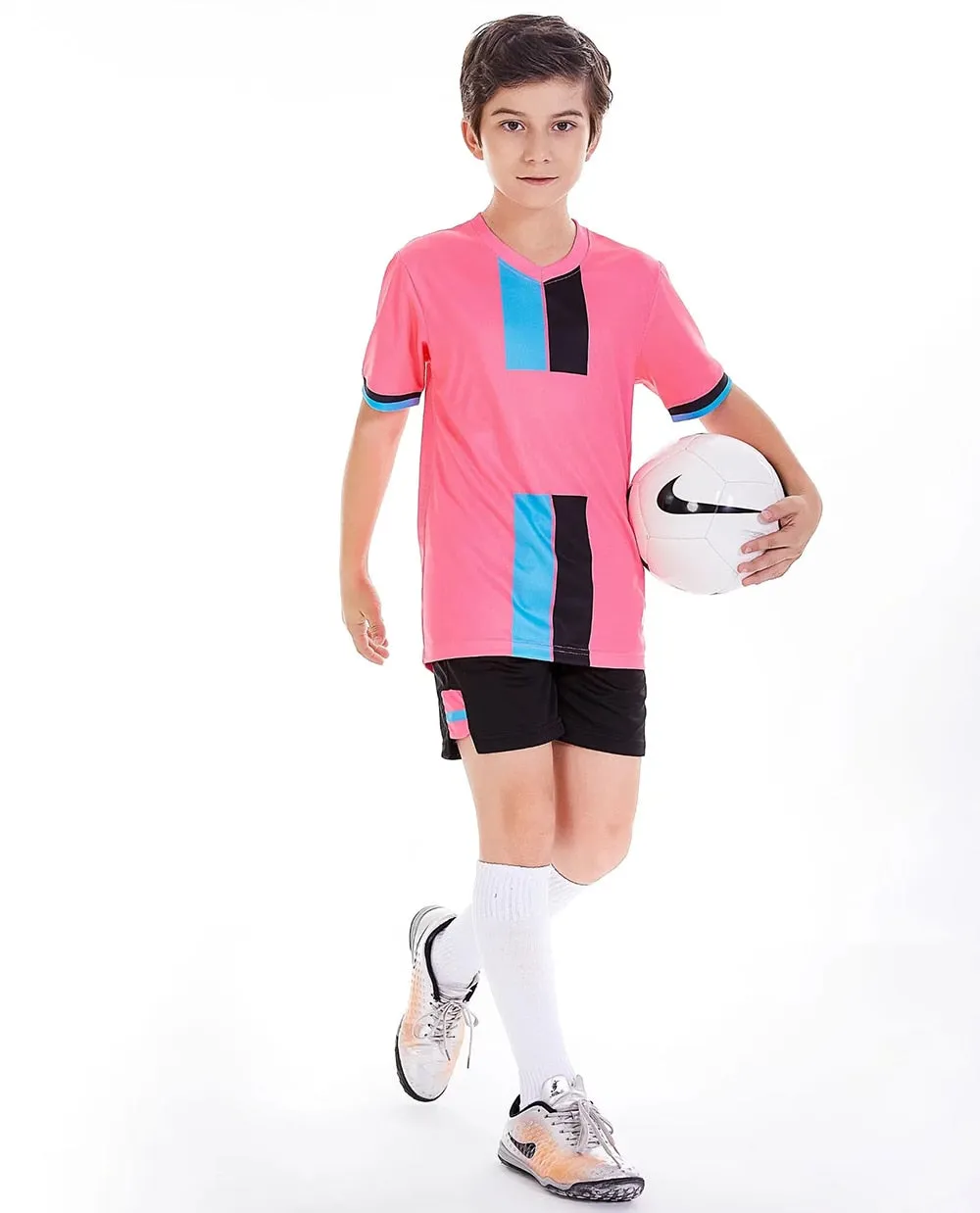 Children Boys Girls Football Jerseys set Mens boys Sportswear Training Uniform Football Jersey Suits  Team Uniforms Sets