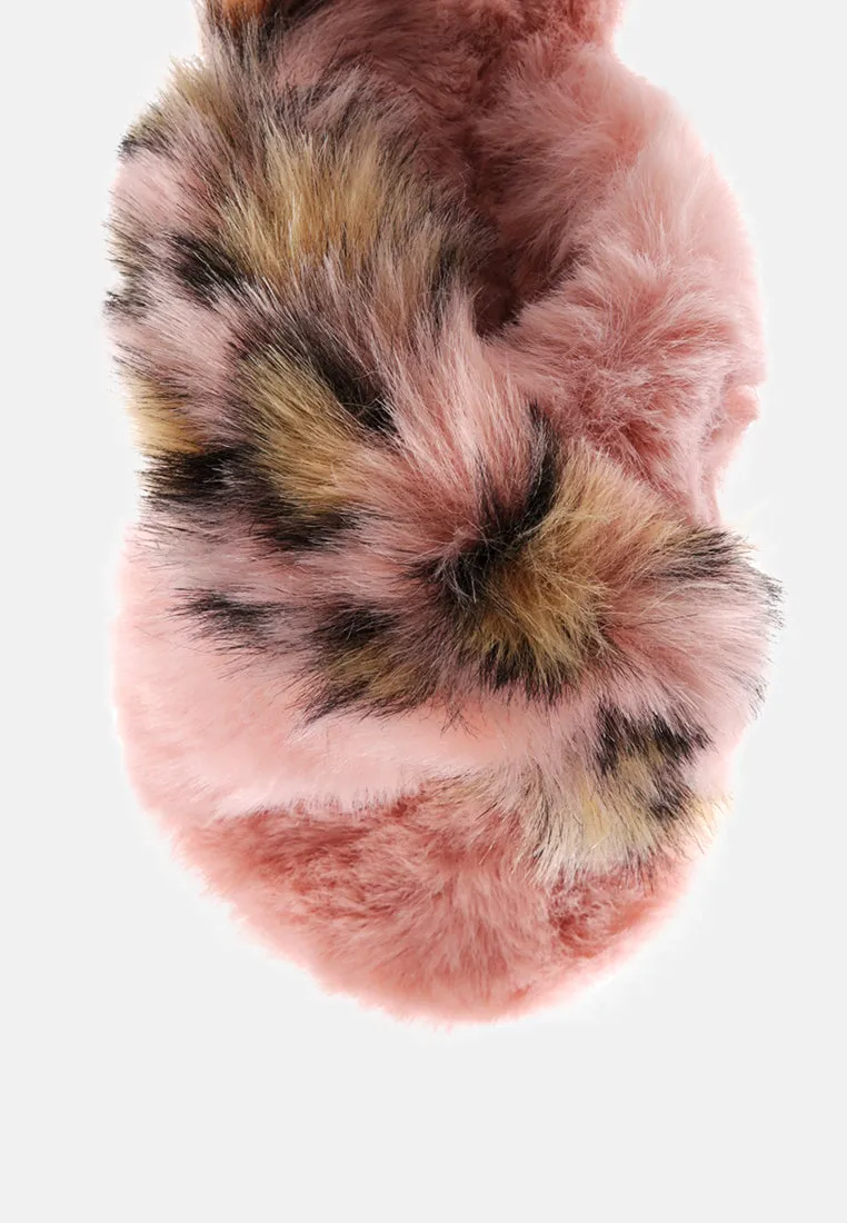 Chipmunk Faux Fur Indoor Flats