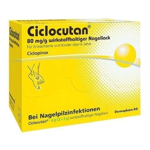 CICLOCUTAN, nail polish athlete’s foot and toenail fungus