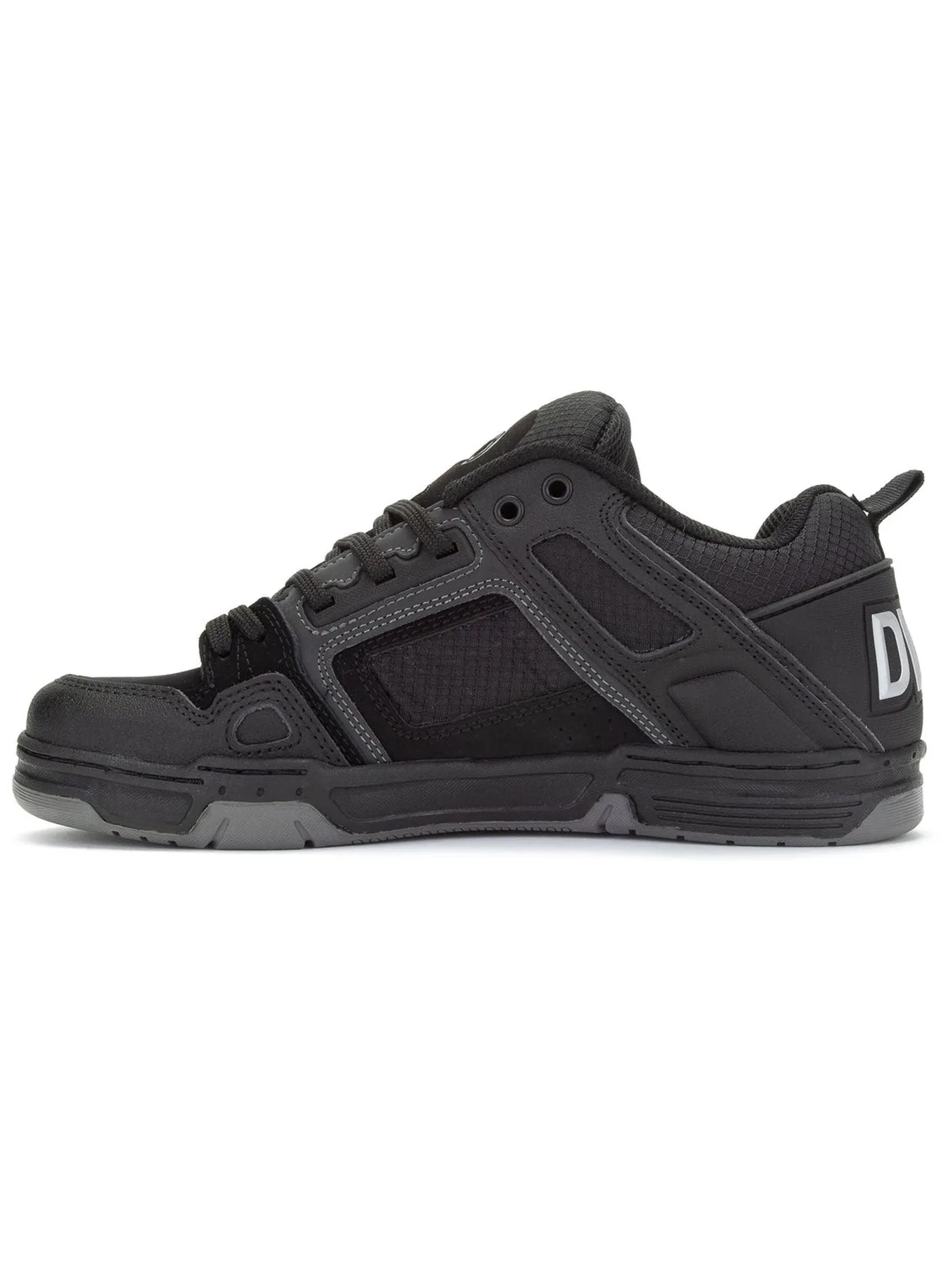 Comanche Black Reflective Charcoal Nubuck Shoes