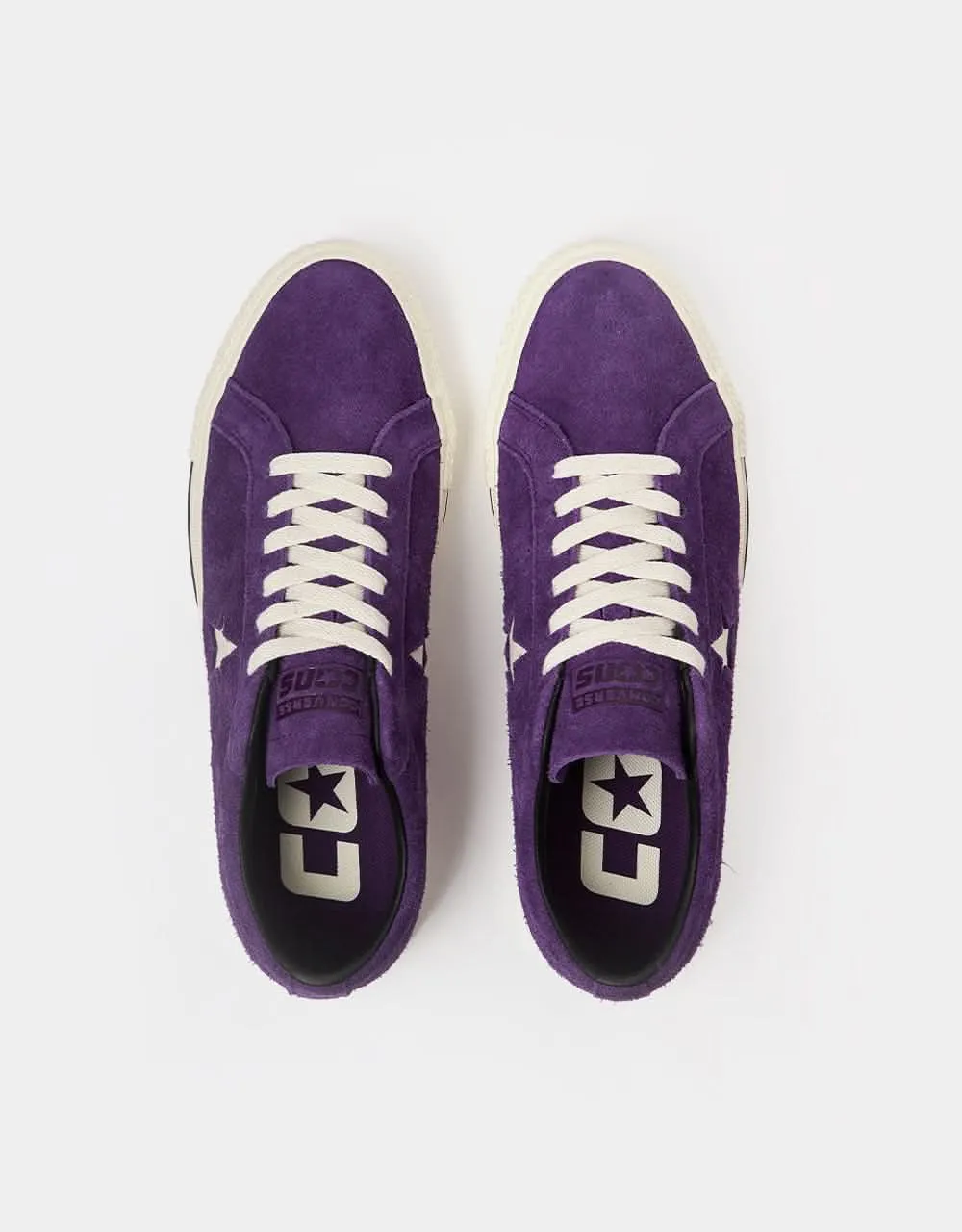 Converse One Star Pro Skate Shoes - Night Purple/Egret/Black