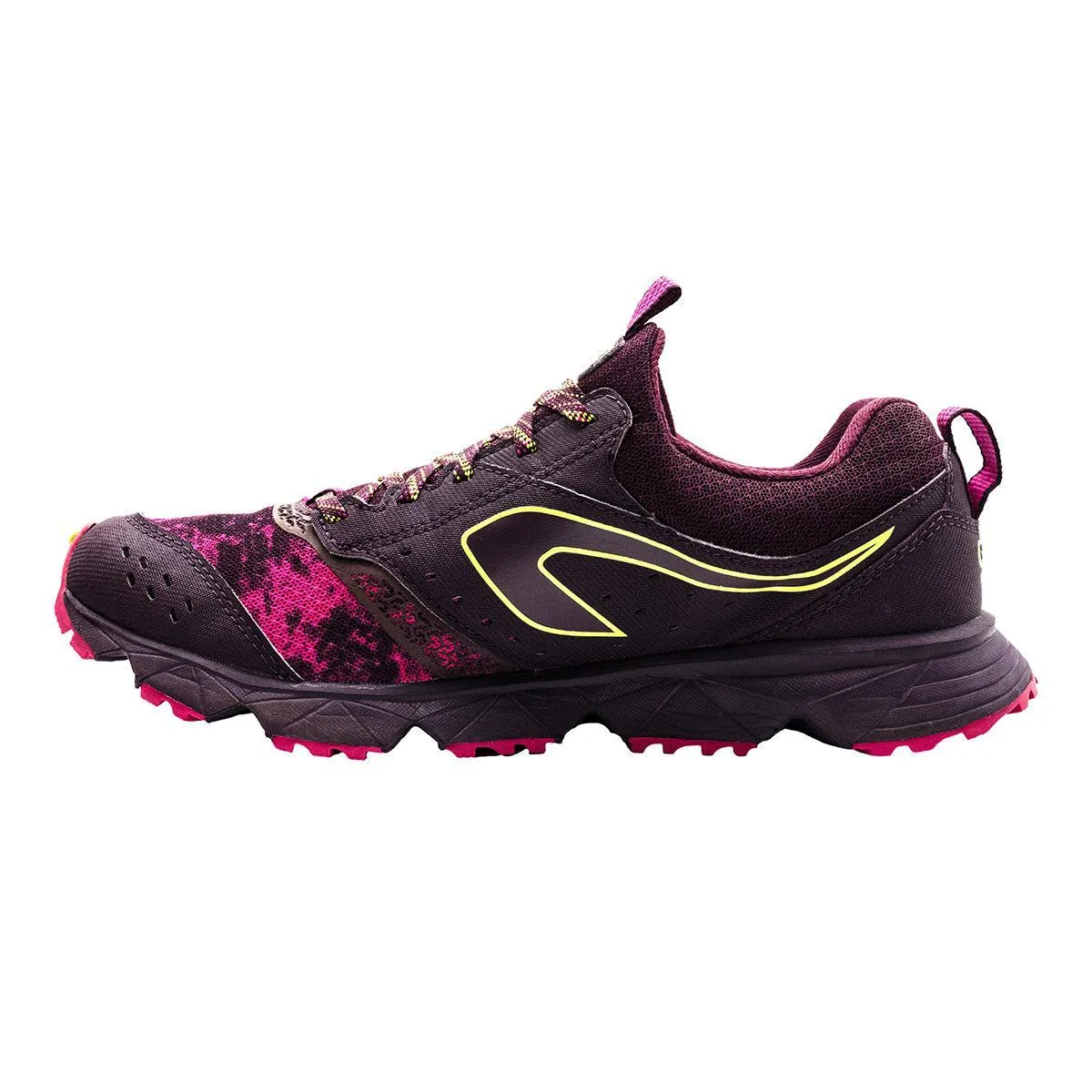 Decathlon Kalenji Elio Feel Trail Sport Shoes Fabric Pink Colour For Women