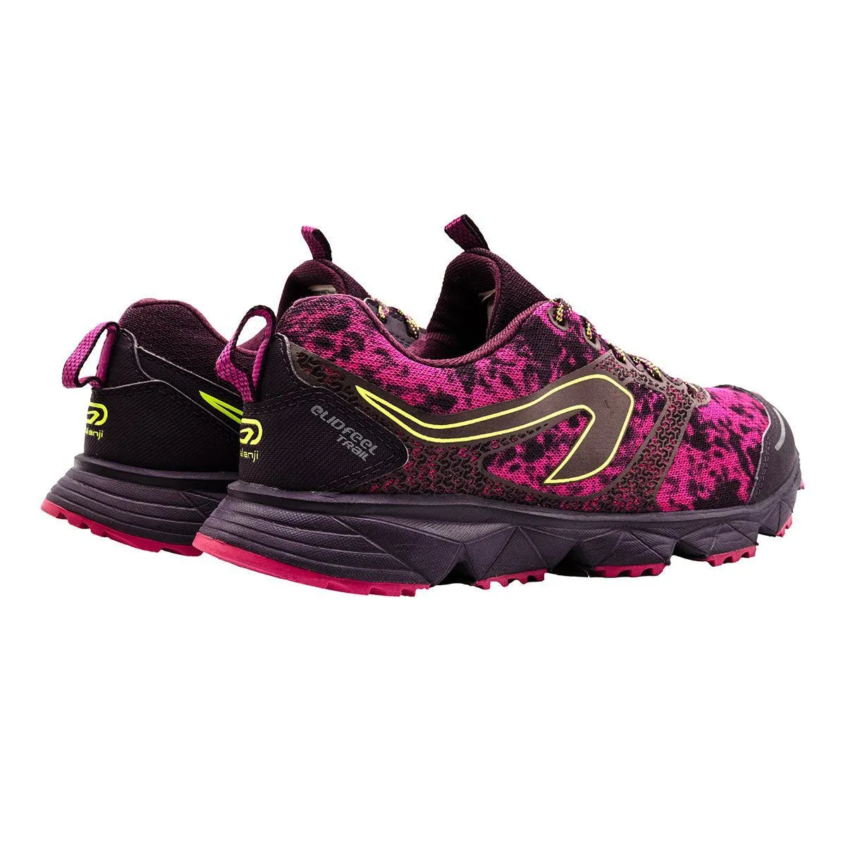 Decathlon Kalenji Elio Feel Trail Sport Shoes Fabric Pink Colour For Women