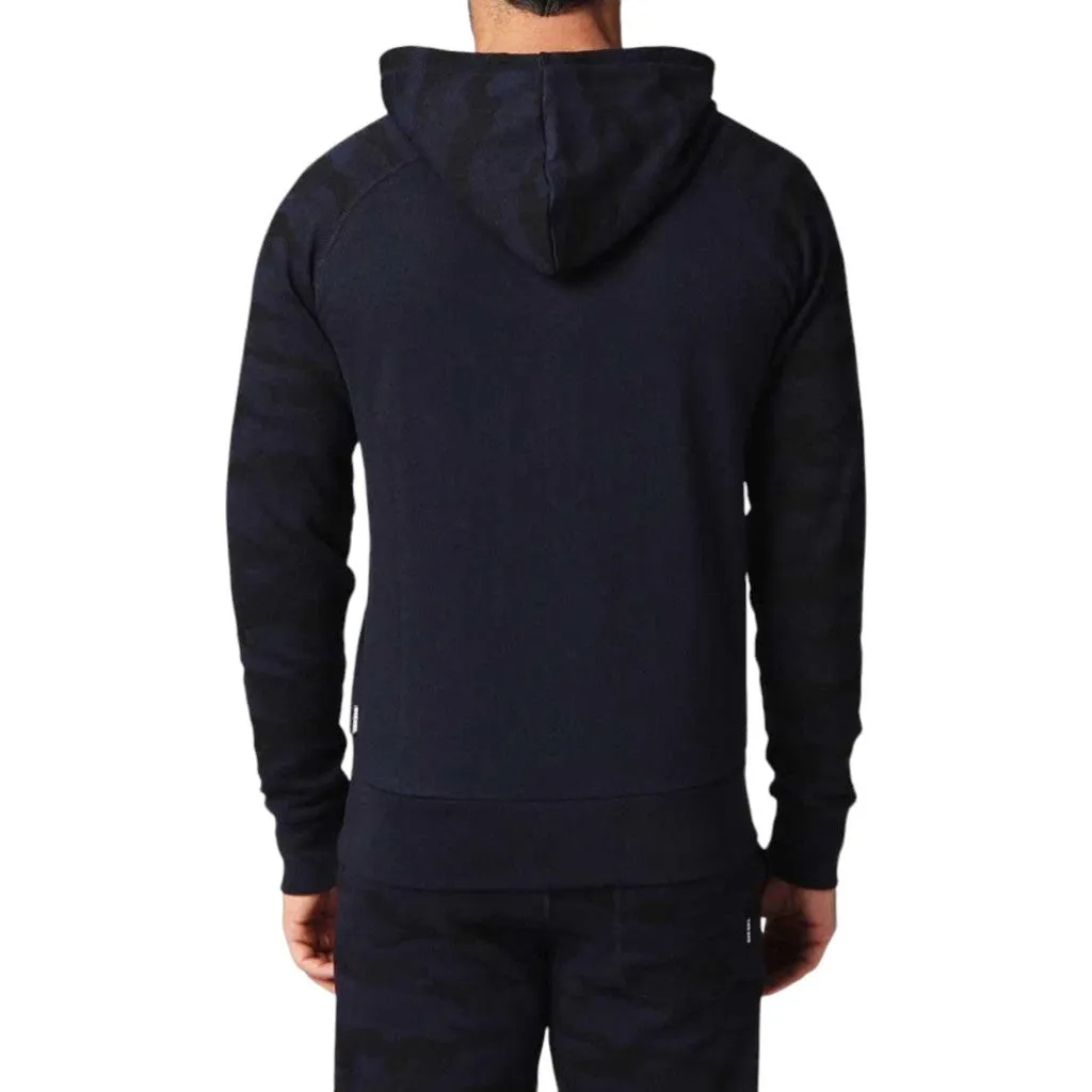 DIESEL BRIANZ Mens Hoodie Lounge wear Full Zip Casual Sweatshirts Hood Sports