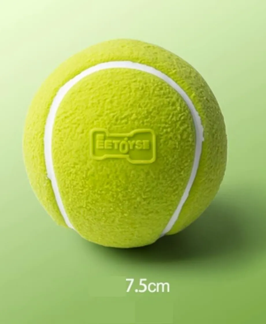 Dog Chew Toy Green Tennis Sound Training Ball