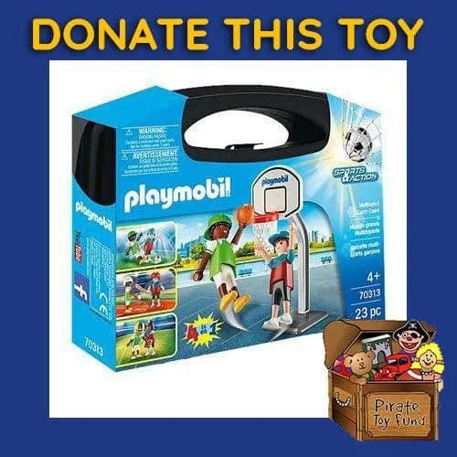 DONATE THIS TOY - Pirate Toy Fund -  Playmobil 70313 Carry Case Multisport Carry Case