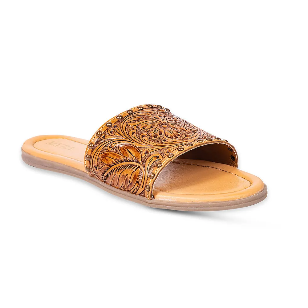 Ellie Hand-Tooled Sandals