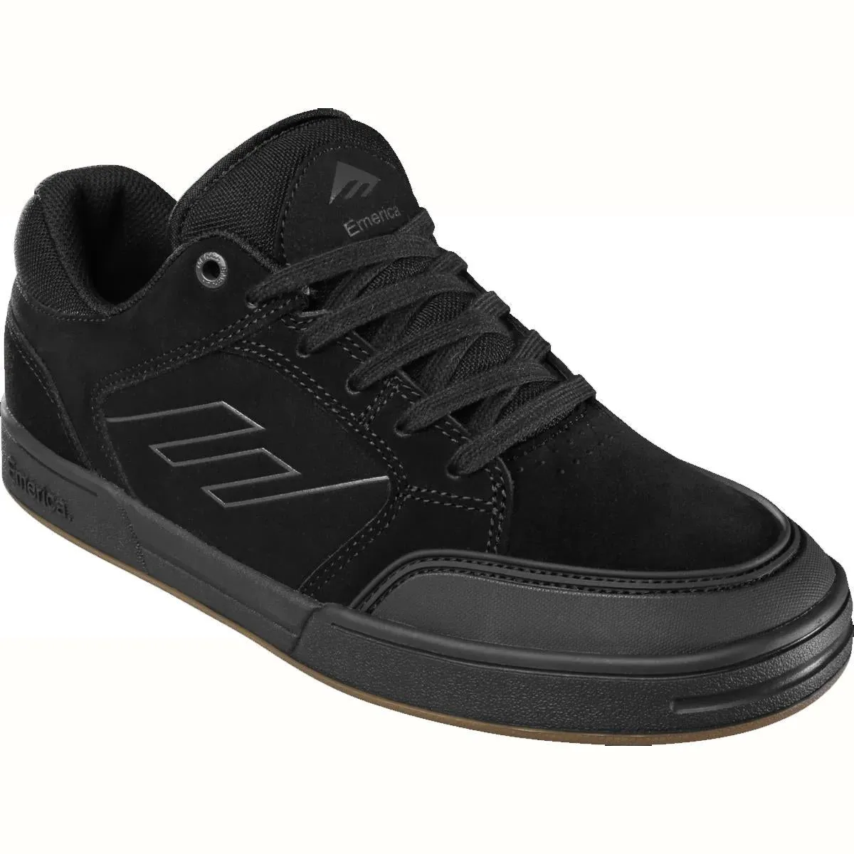 Emerica Heretic Black Black Skate Shoes