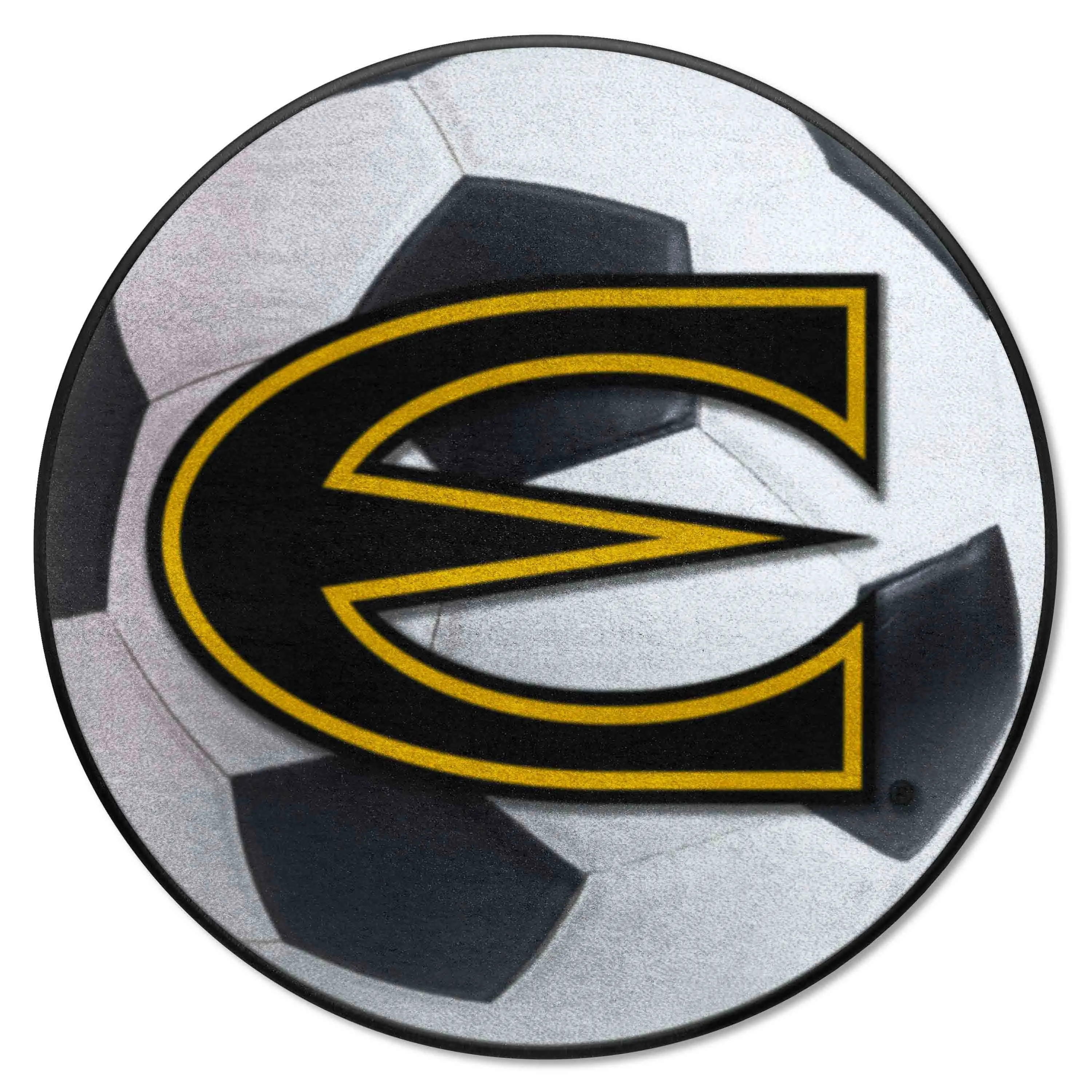 Emporia State Hornets Soccer Ball Rug - 27in. Diameter