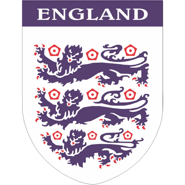 England Soccer Team Flag Shield Style