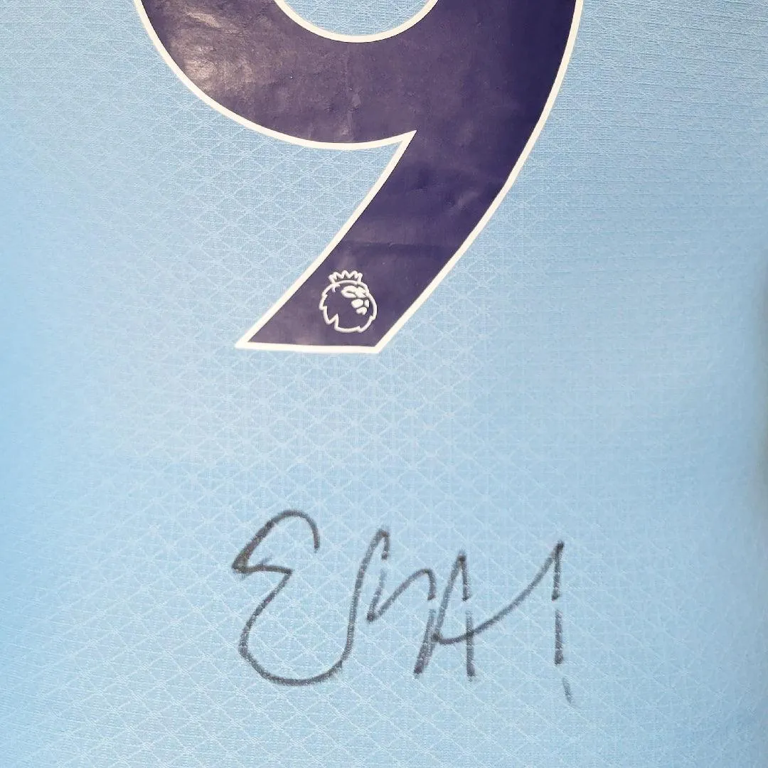 Erling Haaland Signed Authentic Puma Erling Manchester City Home Soccer Jersey (JSA)