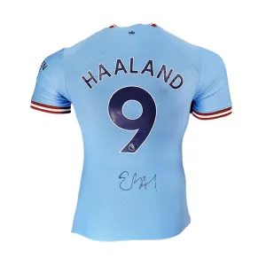 Erling Haaland Signed Authentic Puma Erling Manchester City Home Soccer Jersey (JSA)