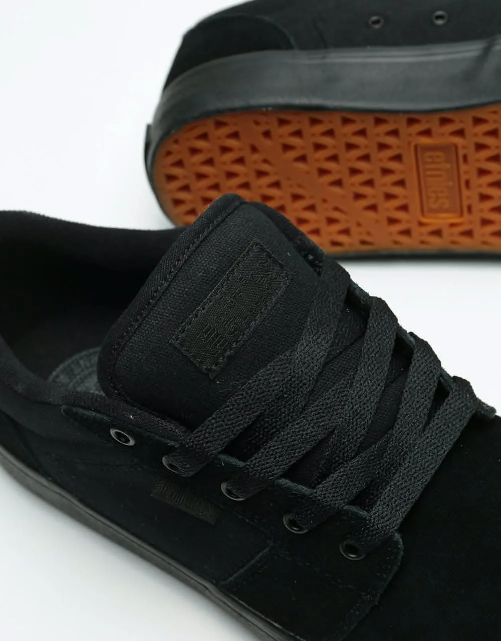 Etnies Barge LS Skate Shoes - Black/Black/Black