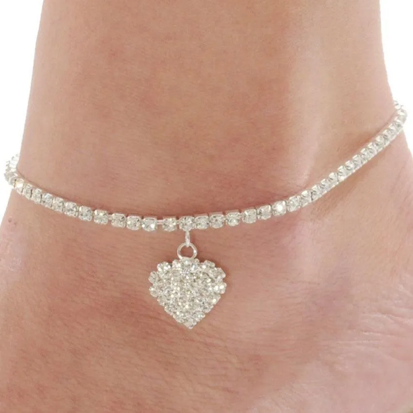 F7.Exotic Versatile Sexy Heart anklet