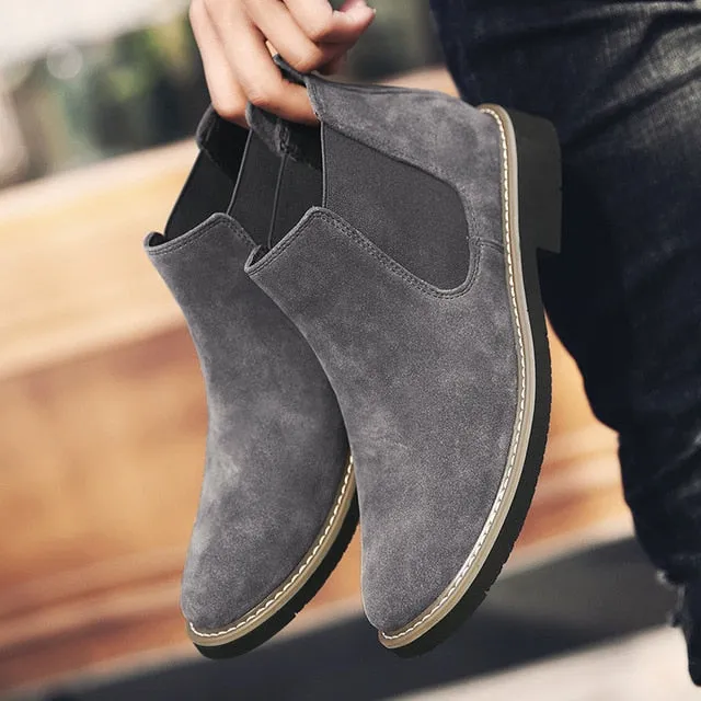 Fashion Tide Mens Shoes  Genuine Leather  Slip on Great Design