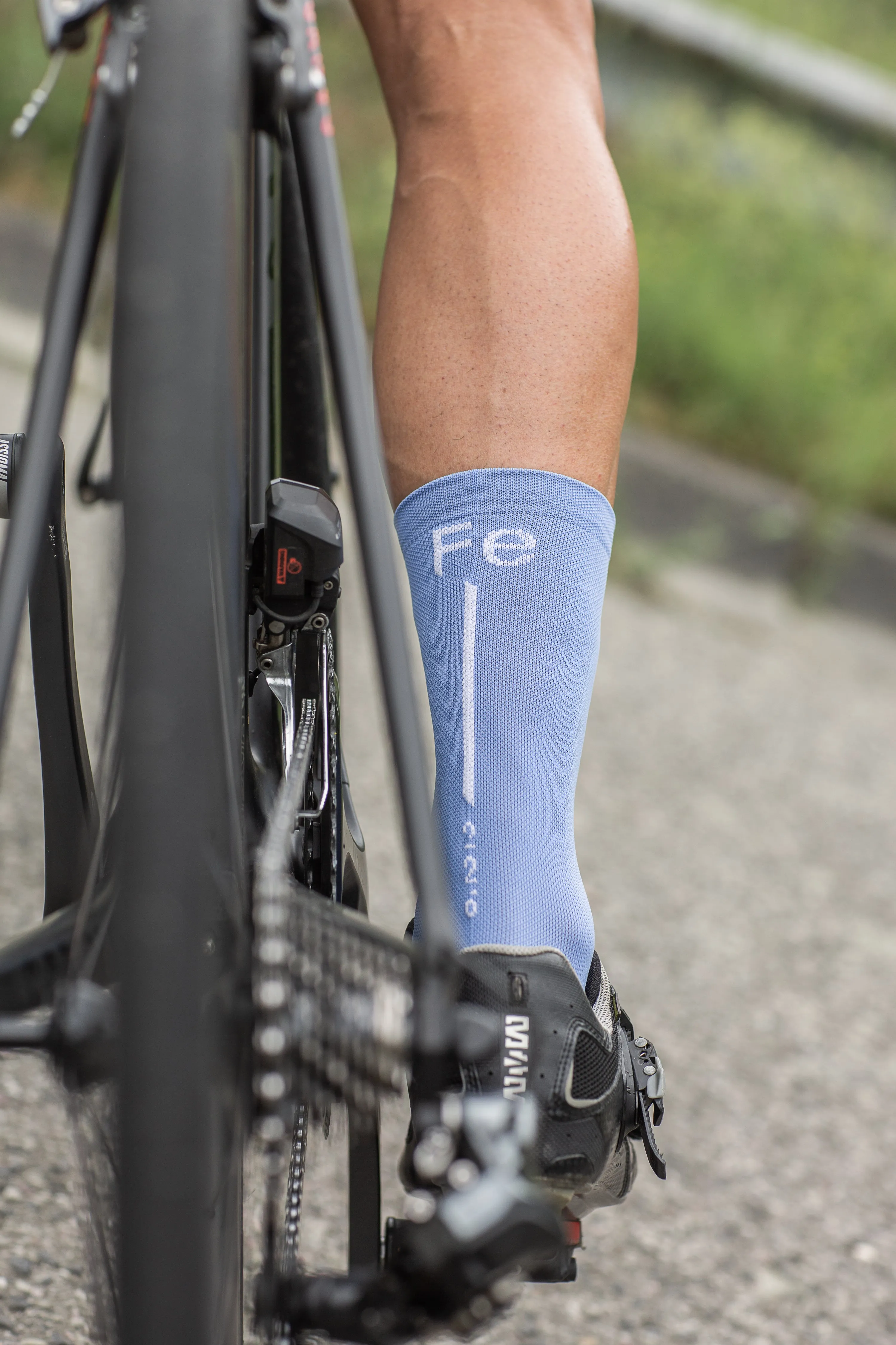 Fe226 Running & Cycling Socks - Ultramarine Blue Sport Socks, Odour-free