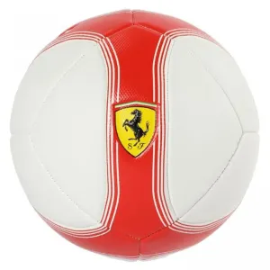 Ferrari Machine Sewing Soccer Ball - Size 5 (White/Red)