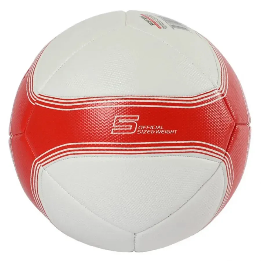 Ferrari Machine Sewing Soccer Ball - Size 5 (White/Red)