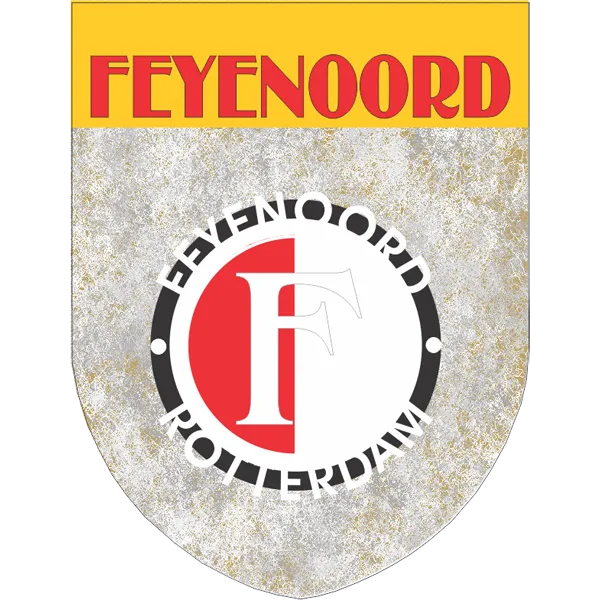 Feyenoord Soccer Team Flag Shield Style