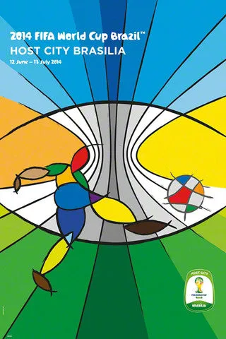 FIFA World Cup 2014 Official Venue Poster - Brasilia (#0946)