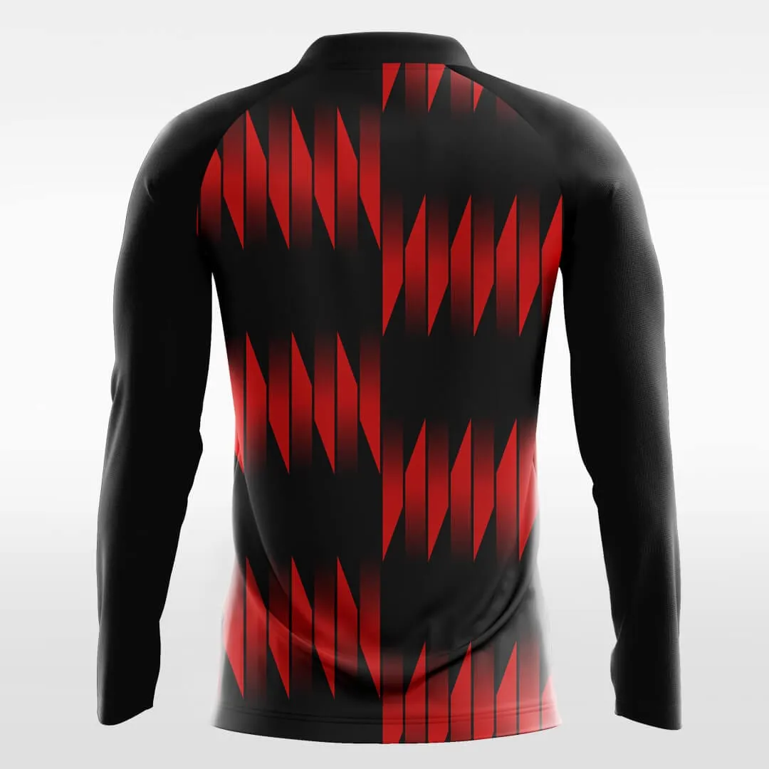 Fire - Customized Men's Sublimated Long Sleeve Soccer Jersey