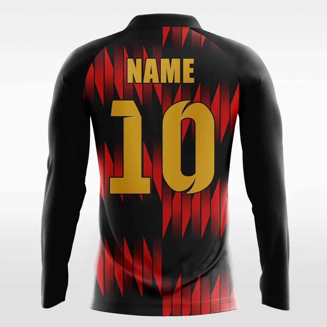 Fire - Customized Men's Sublimated Long Sleeve Soccer Jersey