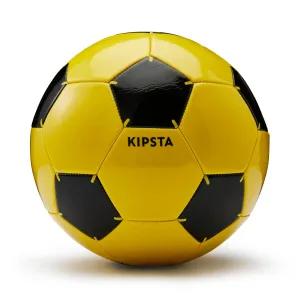 First Kick soccer ball size 5 (children from 12 years old) yellow KIPSTA, yellow