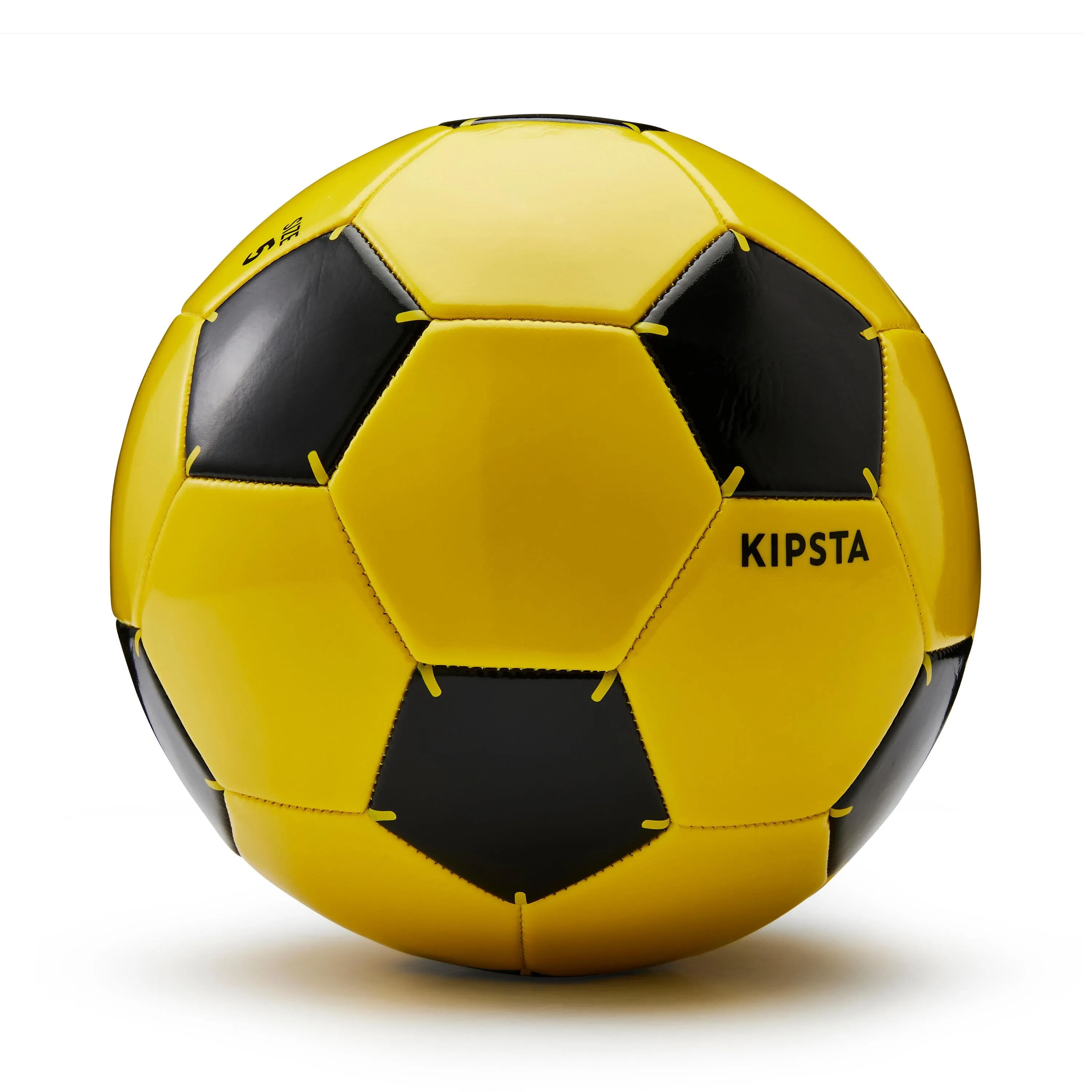 First Kick soccer ball size 5 (children from 12 years old) yellow KIPSTA, yellow