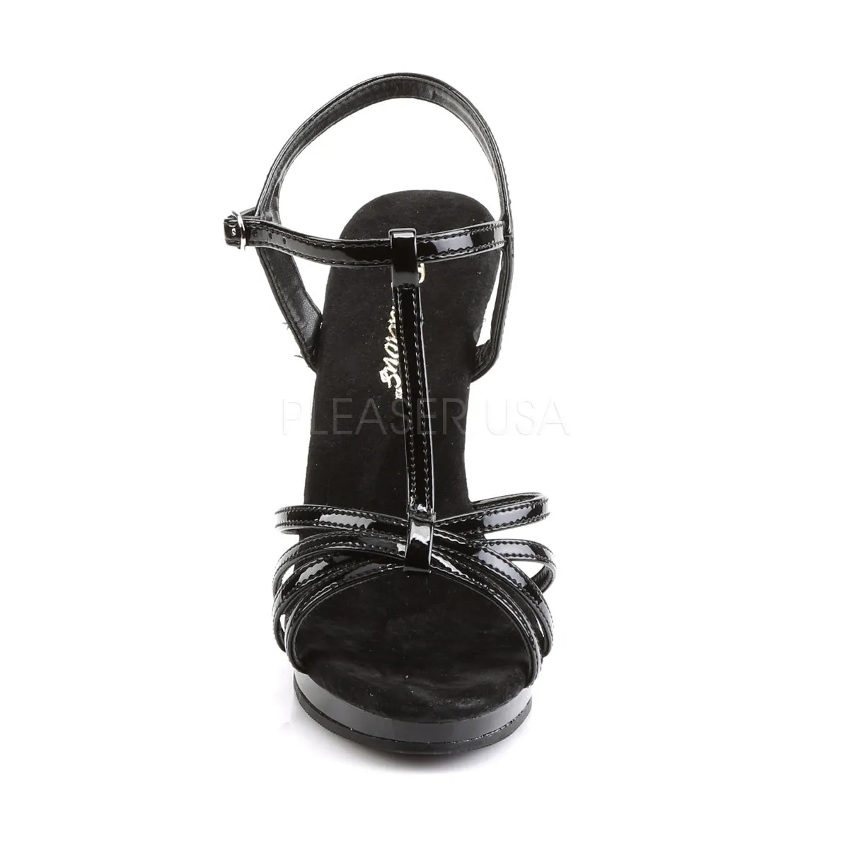 Flair Black PA Strappy Heels