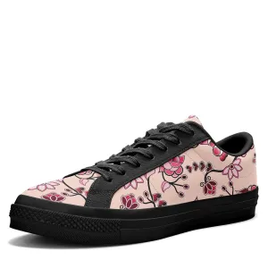 Floral Amour Aapisi Low Top Canvas Shoes Black Sole