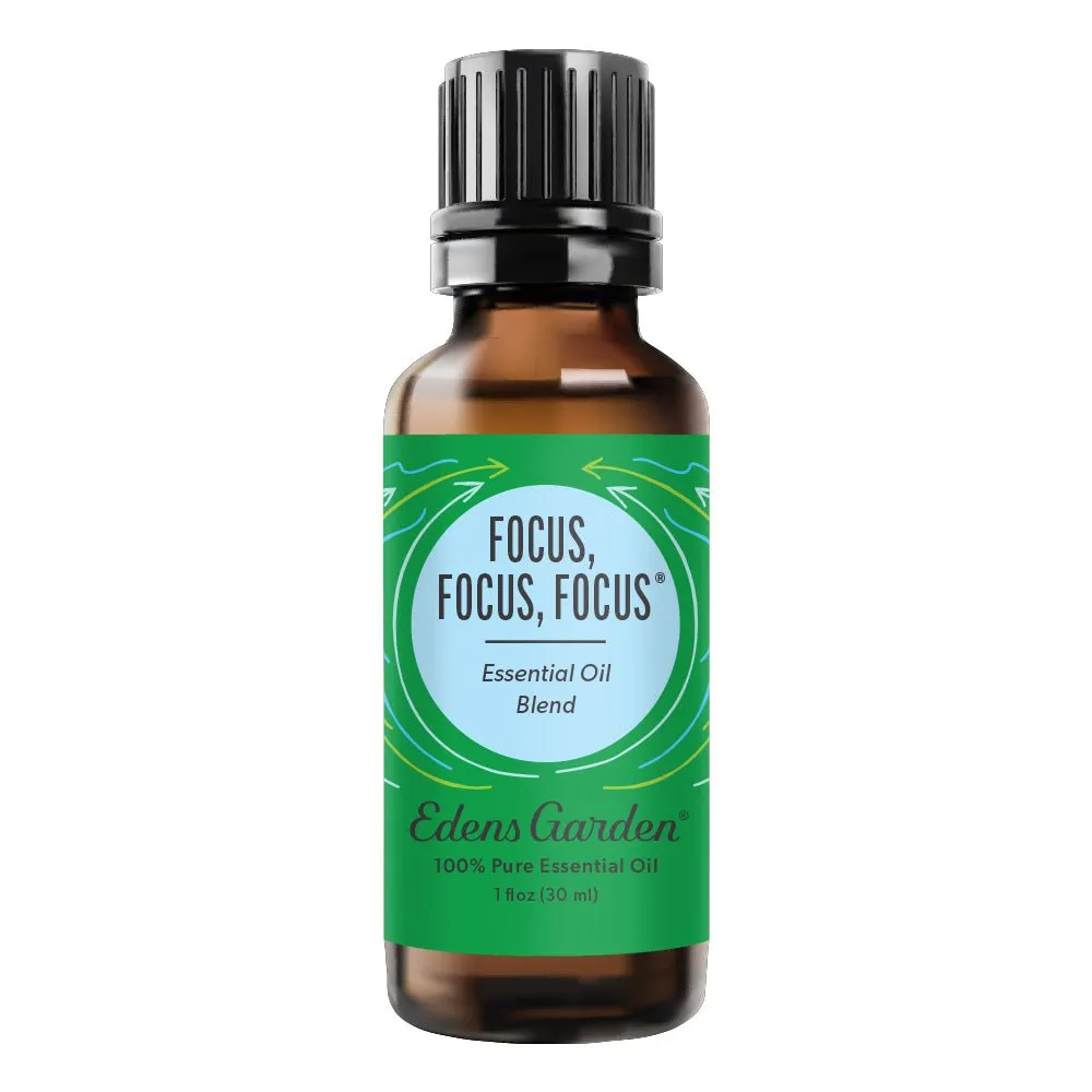 Focus, Focus, Focus Essential Oil Blend- Helps Boost Attention & Reduce Stress