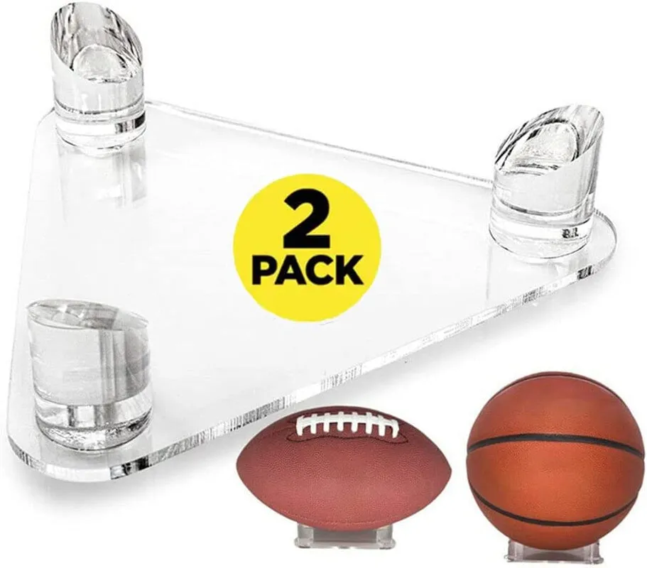 Football Basketball Volleyball Soccer Rugby Ball Stand Holder Display Sports Memorabilia Display Case Stand Rack